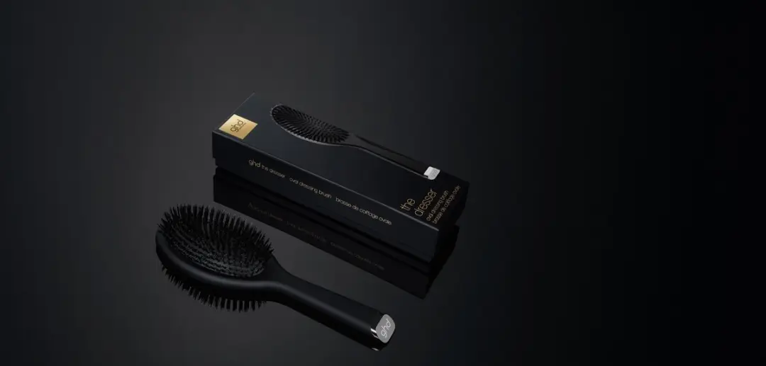 GHD The Dresser Anti-Klit Keramische Haarborstel - Ovaal - Zwart