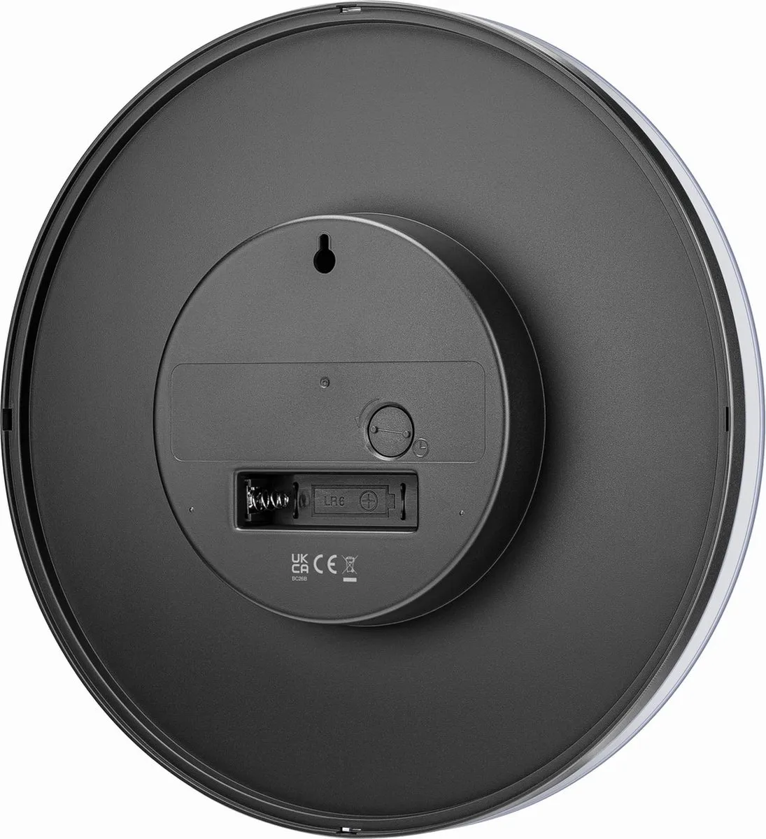 Braun BC26B Wandklok - Analoog - 23cm - Zwart