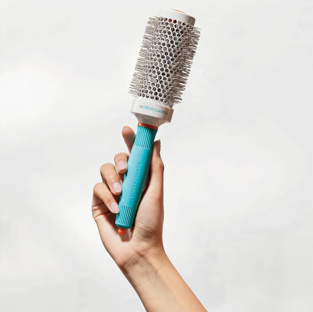 Moroccanoil Keramische Ronde Borstel 55mm - Wit/Blauw