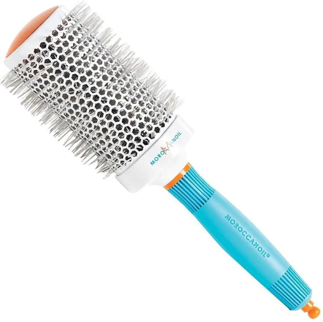Moroccanoil Keramische Ronde Borstel 55mm - Wit/Blauw