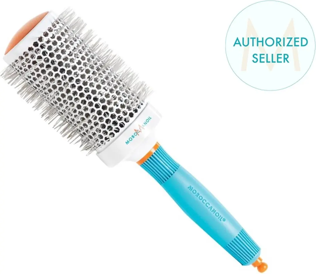 Moroccanoil Keramische Ronde Borstel 55mm - Wit/Blauw