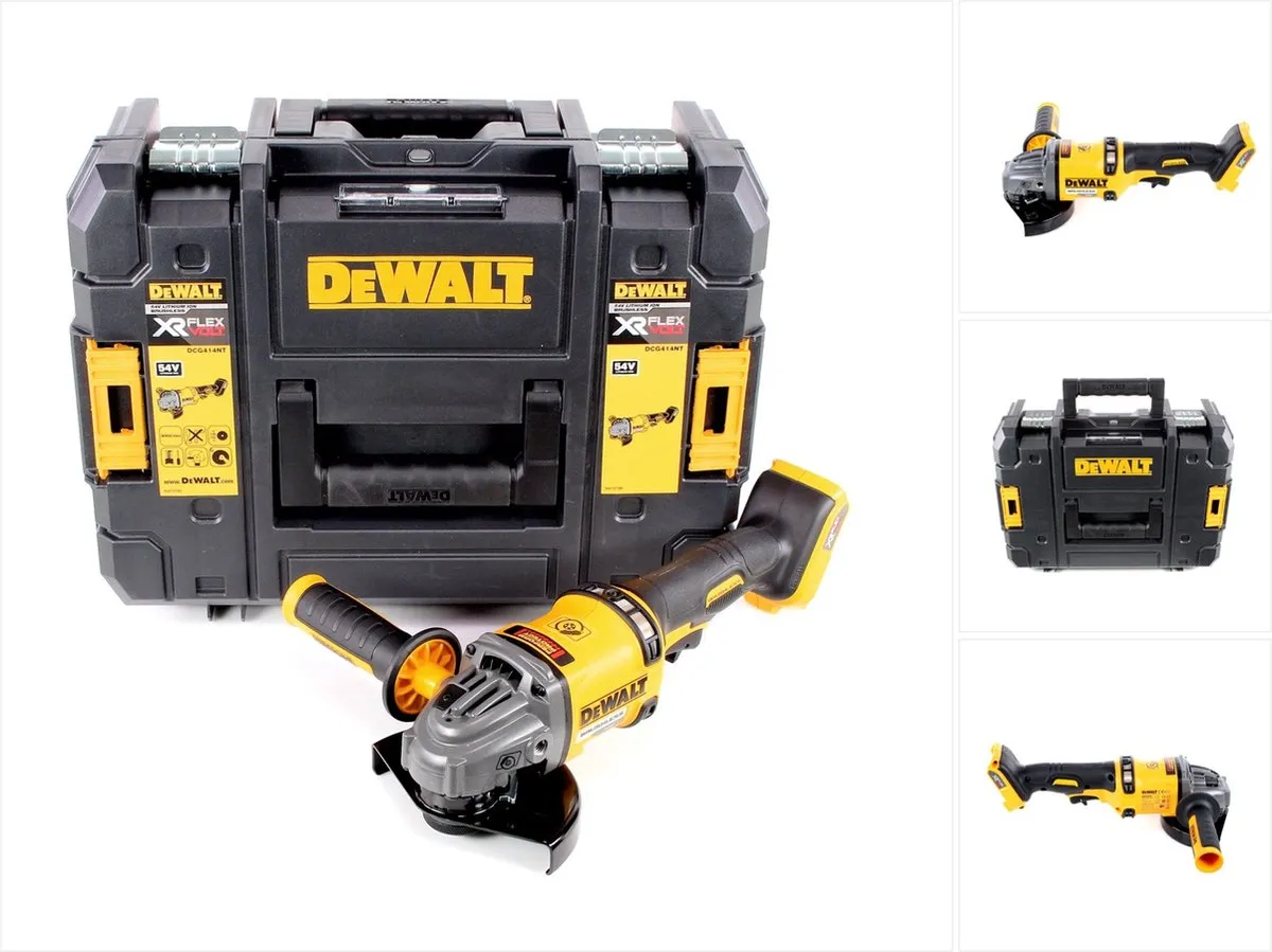 DeWalt XR FLEXVOLT DCG414NT-XJ Haakse Slijper 125mm - 54V