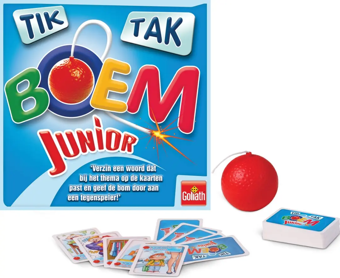 Goliath Tik Tak Boem Junior Kaartspel - 12 Spelers