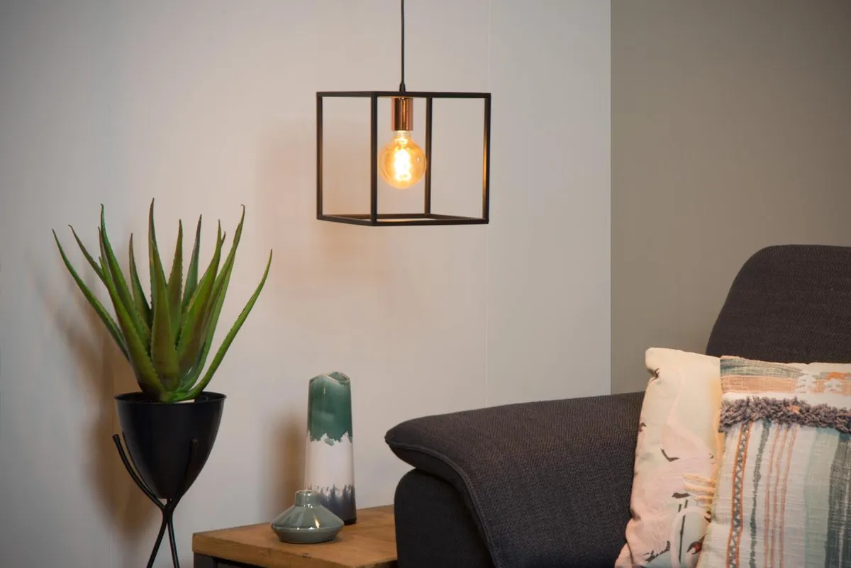 Lucide Arthur Hanglamp E27 - Zwart