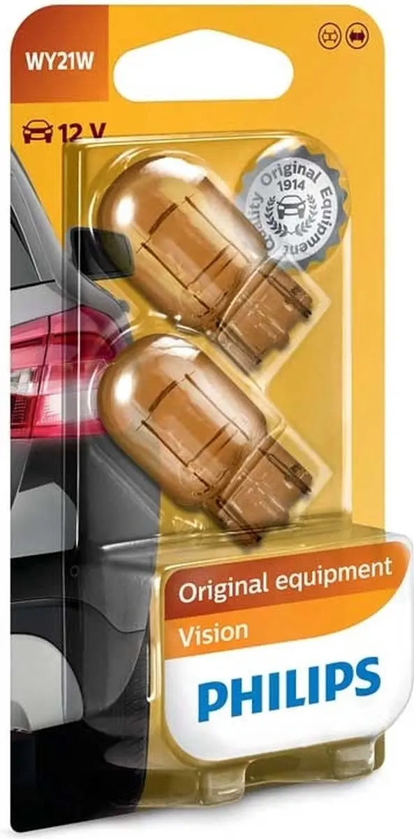 Philips WY21W 12V Set - 2 Stuks - Oranje