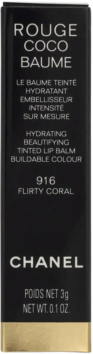 Chanel Rouge Coco Baume Lip Balm 916 Flirty Coral - 3g