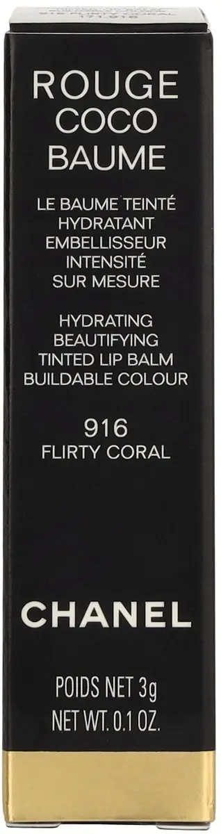 Chanel Rouge Coco Baume Lip Balm 916 Flirty Coral - 3g