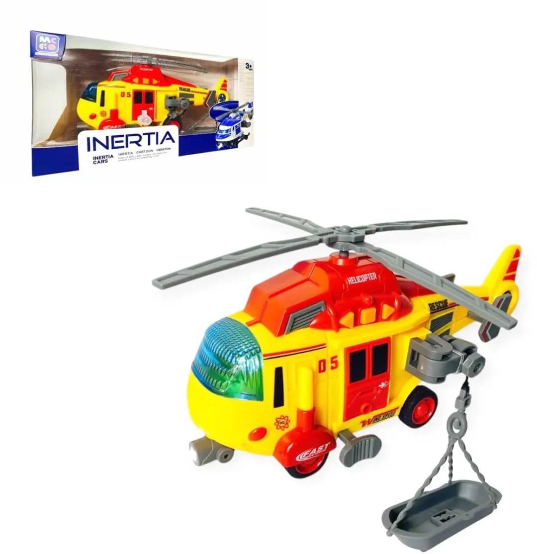698 JIAN SHENG Reddingshelikopter Avontuur Pro D700-06B - 22cm Geel