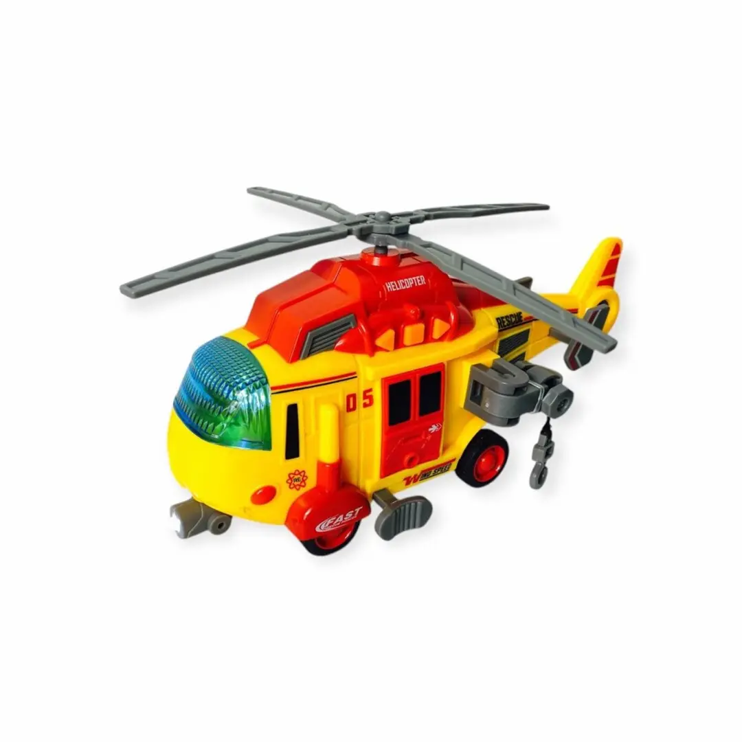 698 JIAN SHENG Reddingshelikopter Avontuur Pro D700-06B - 22cm Geel