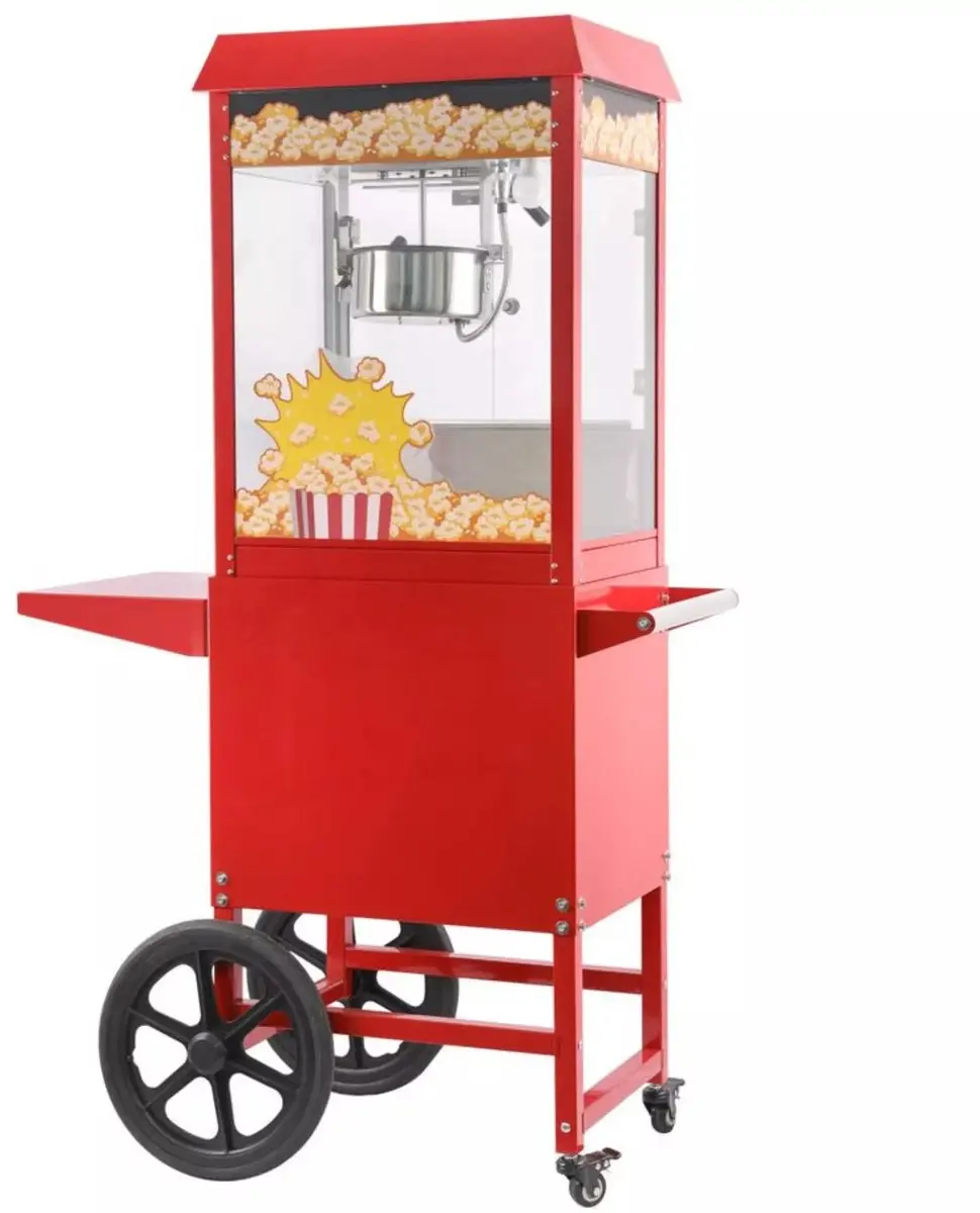 Hendi Popcornmachine met Kar