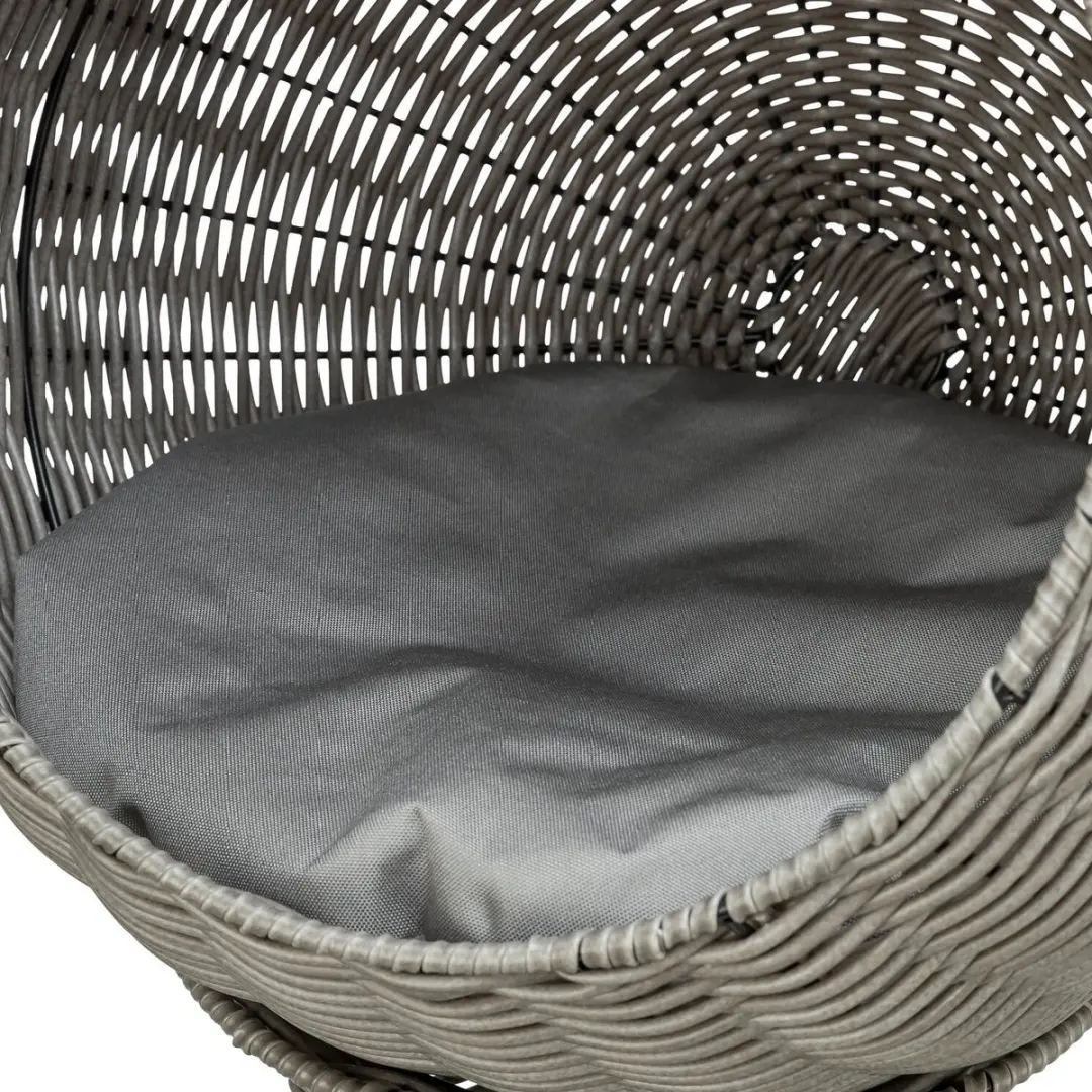Trixie Kattenmand Amalia Rond Polyrattan - 42x42x70cm Grijs