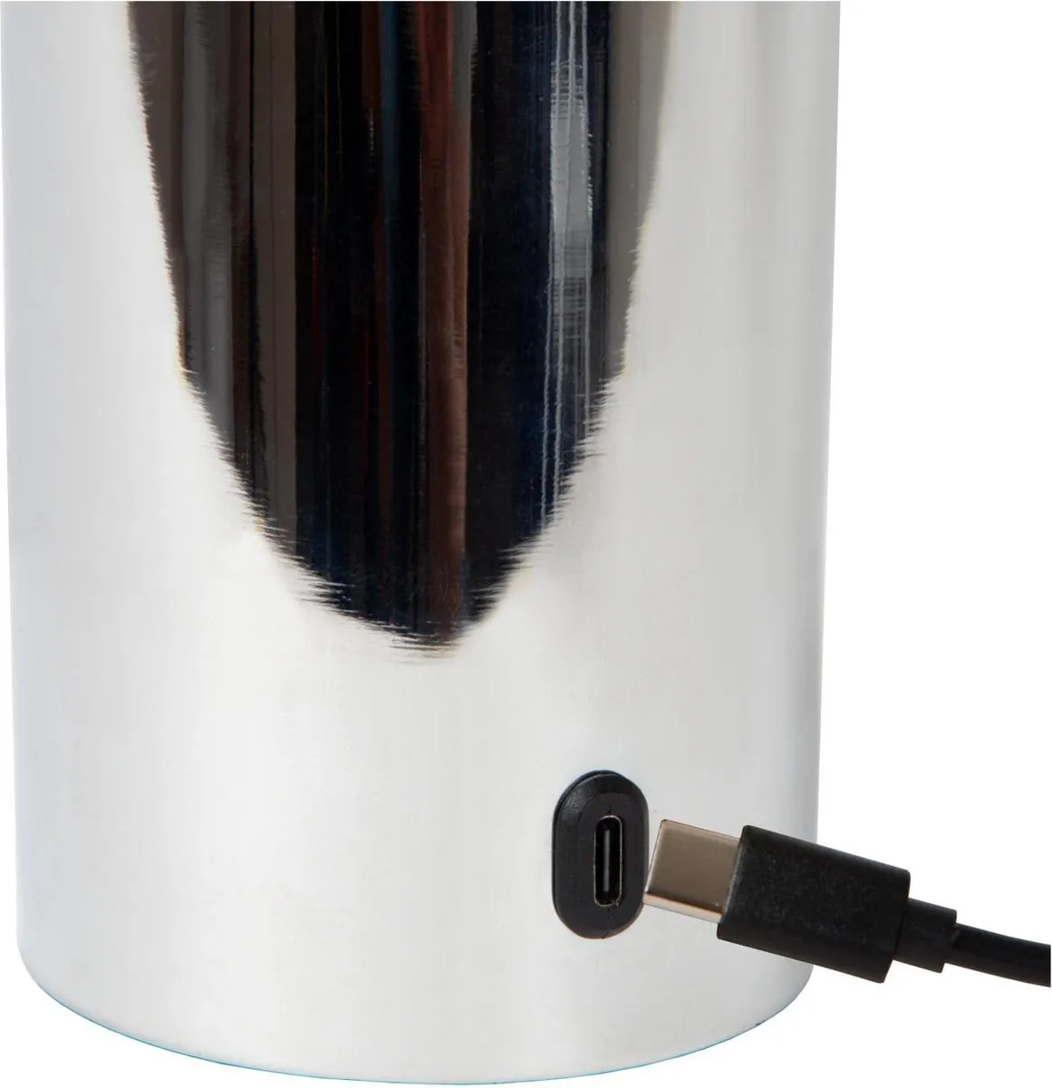 Lucide VIVO Oplaadbare Tafellamp E27 1W 2700K - Chroom