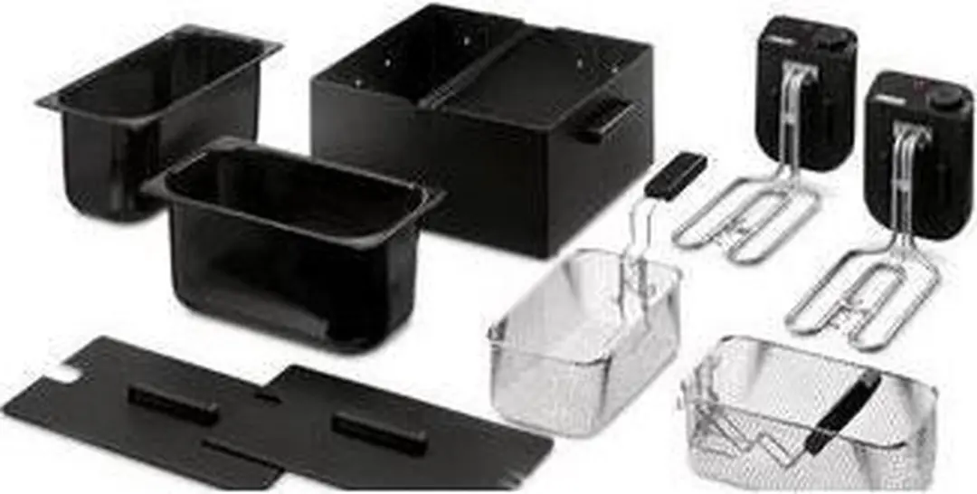 Princess Dubbele Frituurpan 182028 - 1800W - 3L - Zwart - afbeelding 6 van 6