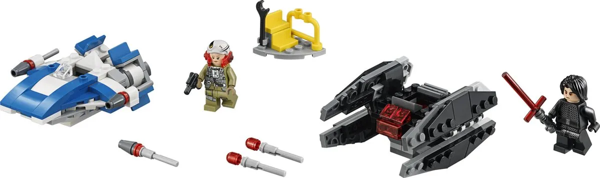 LEGO Star Wars A-wing vs. TIE Silencer Microfighters 75196 - 188 Stukken