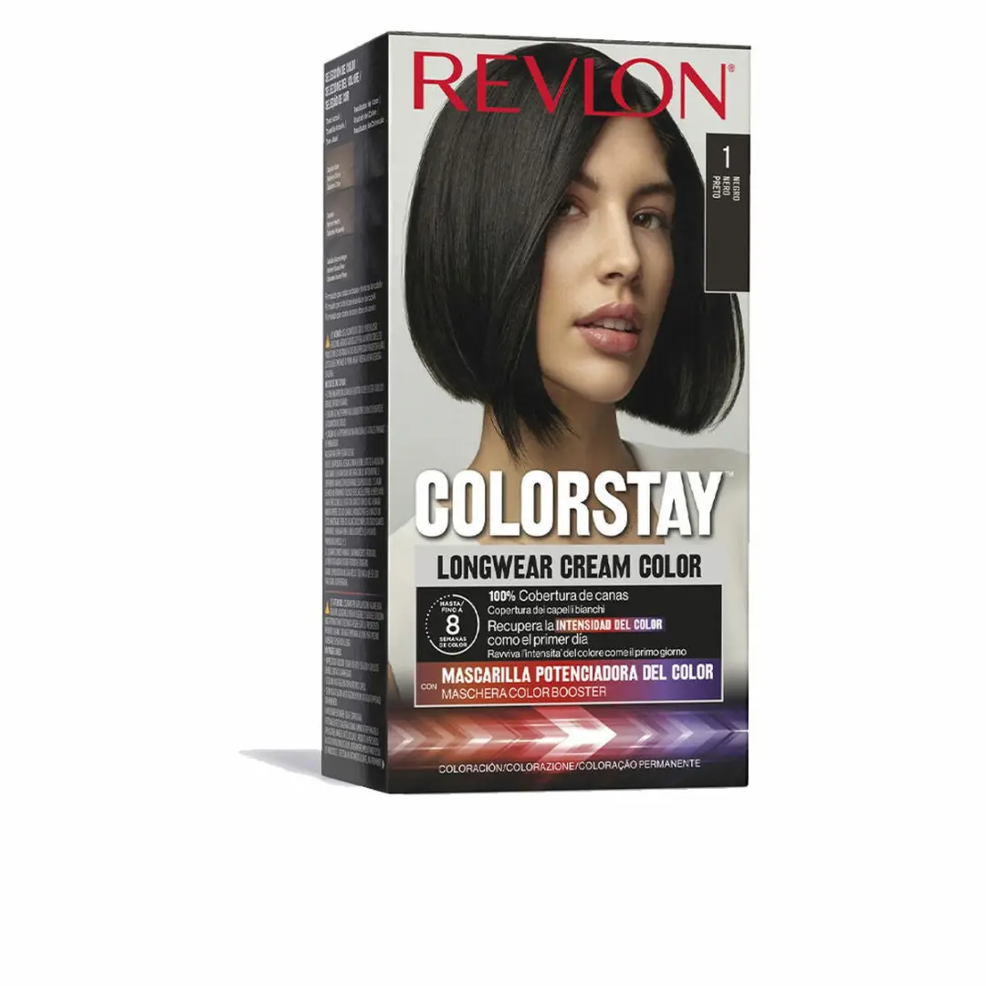 Revlon Colorstay Permanente Haarkleur Zwart 3ml