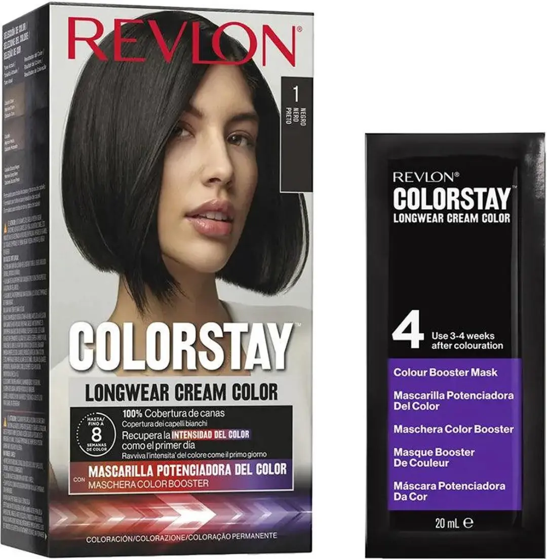 Revlon Colorstay Permanente Haarkleur Zwart 3ml