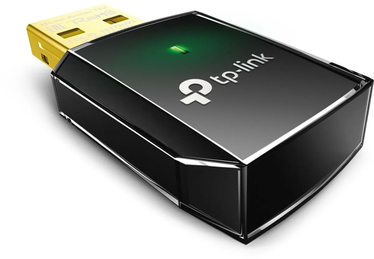 TP-Link Archer T2U Wireless USB Adapter - Zwart