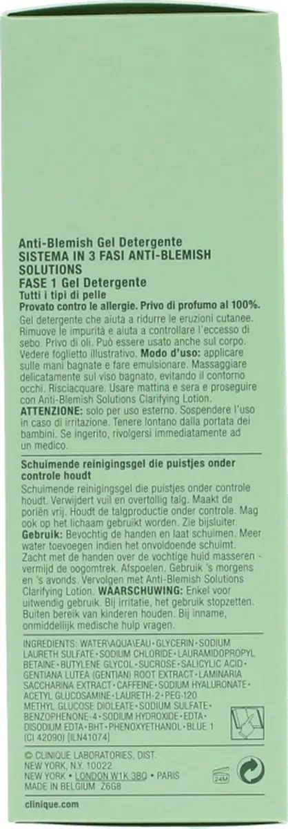 Clinique Anti-Blemish Solutions Reinigingsgel 125ml