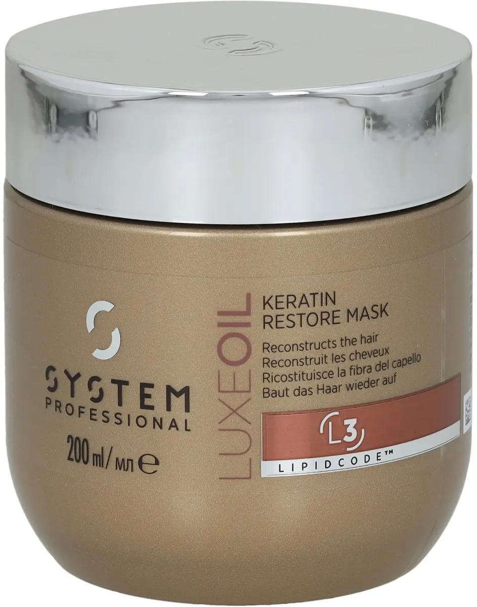 Wella Professionals System Professional Luxe Oil Keratin Restore Haarmasker 200ml