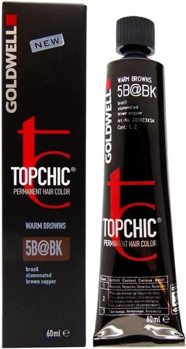 Goldwell Topchic Permanent Haarverf 6N@GB 60ml - Bruin