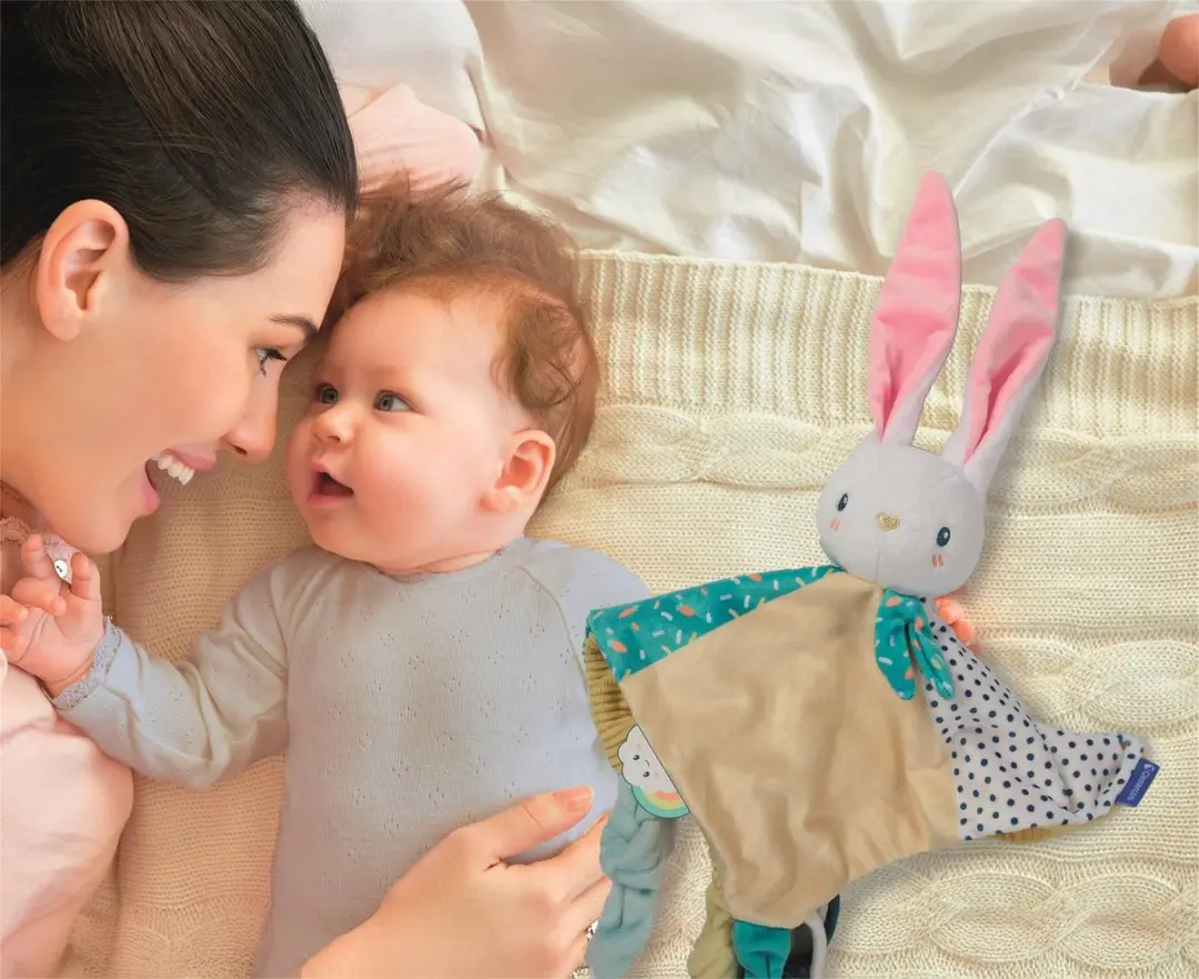 Clementoni Baby Comforter Konijn - Multikleur