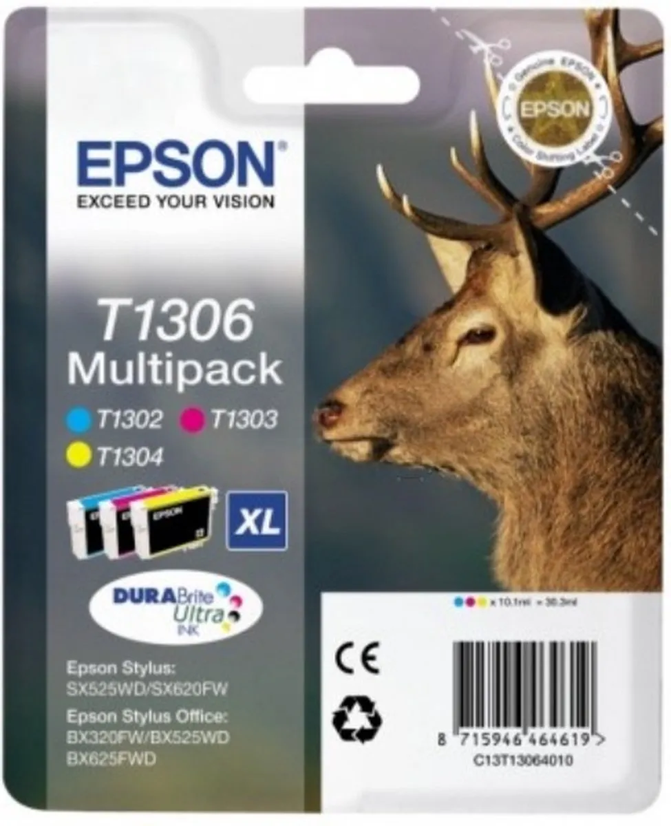 Epson T1306 Inktcartridge Multipack - 30.3ml Multi