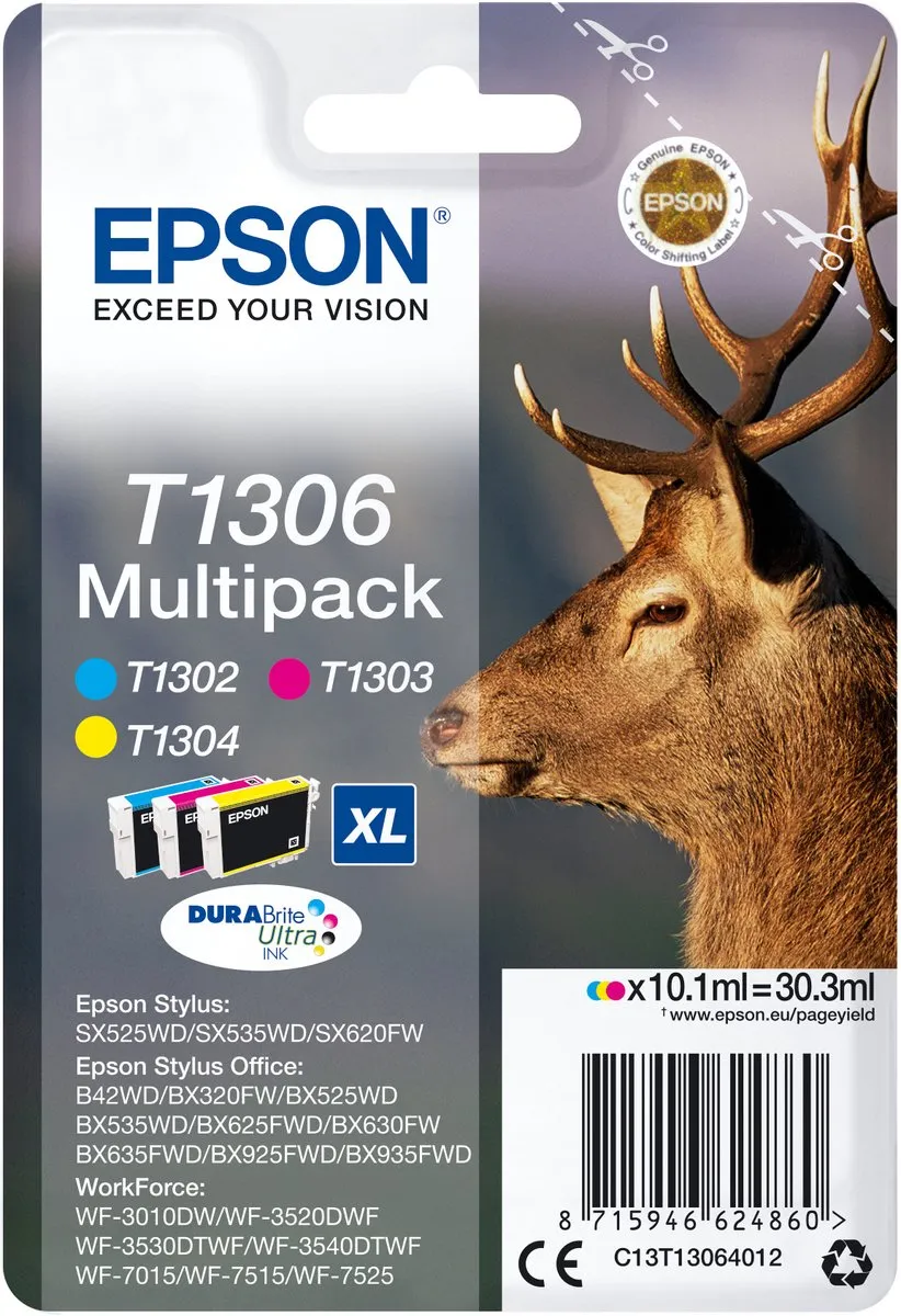 Epson T1306 Inktcartridge Multipack