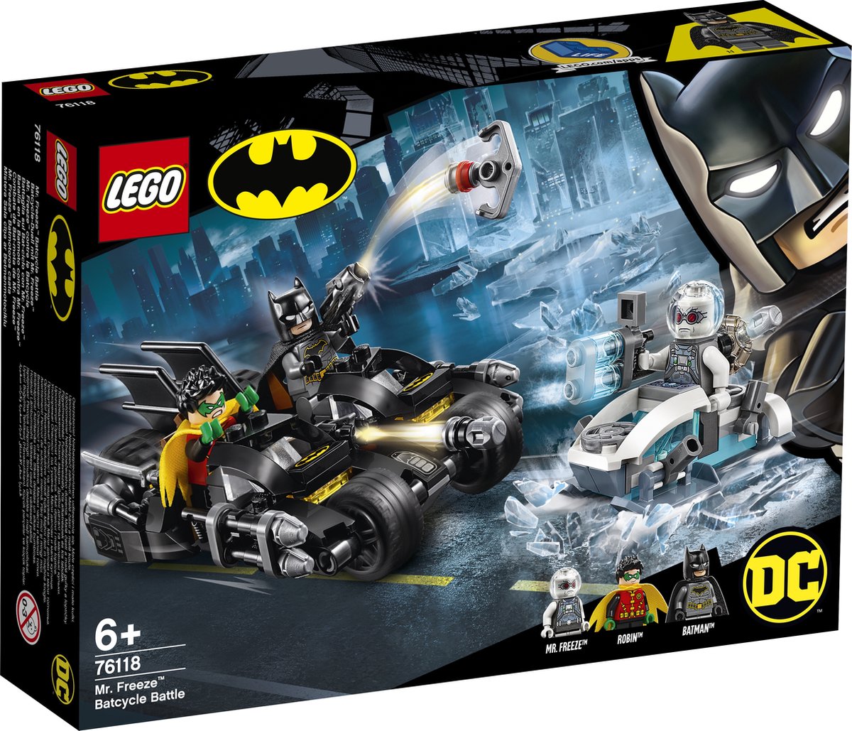 LEGO Batman Mr. Freeze Het Batcycle-gevecht - 76118