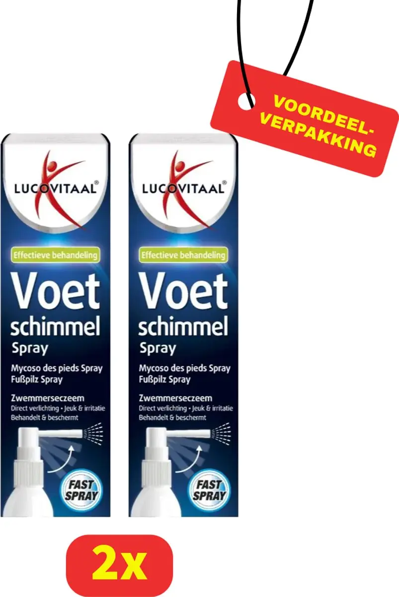 Lucovitaal Voetschimmel Spray 2x25ml