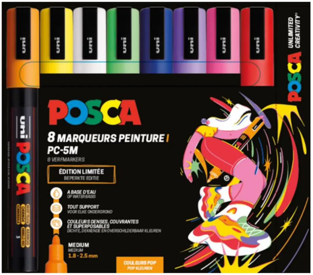 Posca PC5M Markers Set