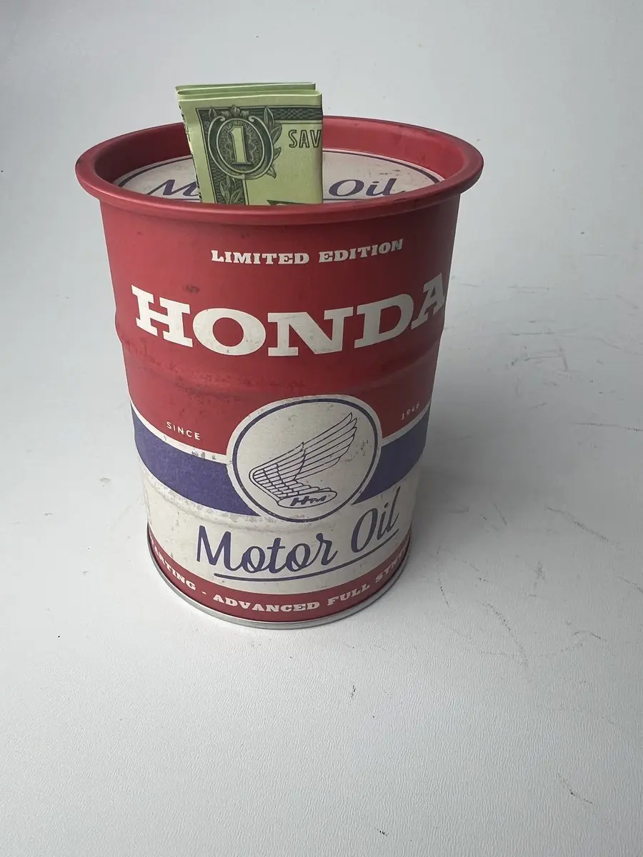 Honda Spaarpot Olievat - Rood