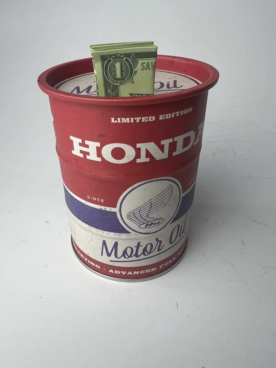Honda Spaarpot Olievat - Rood