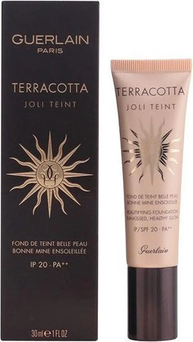 Guerlain Terracotta Joli Teint Foundation - Ebony 30ml