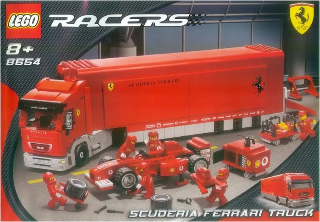 LEGO Racers Scuderia Ferrari Truck 8654