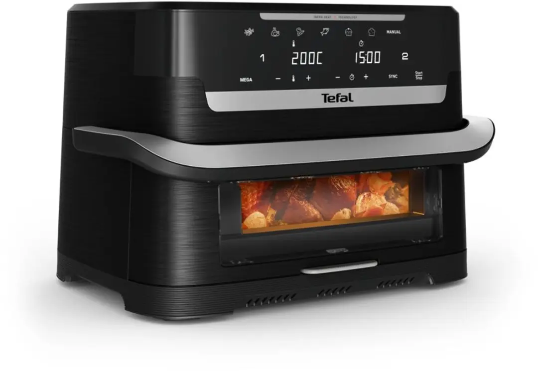 Tefal Dual Easy Fry EY9288 Airfryer - 2700W - 9L - Zwart