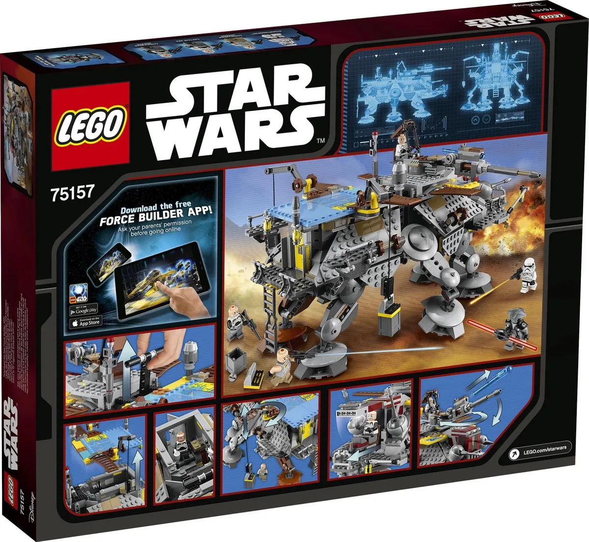 LEGO Star Wars Captain Rex's AT-TE 75157 - 972 Stukken