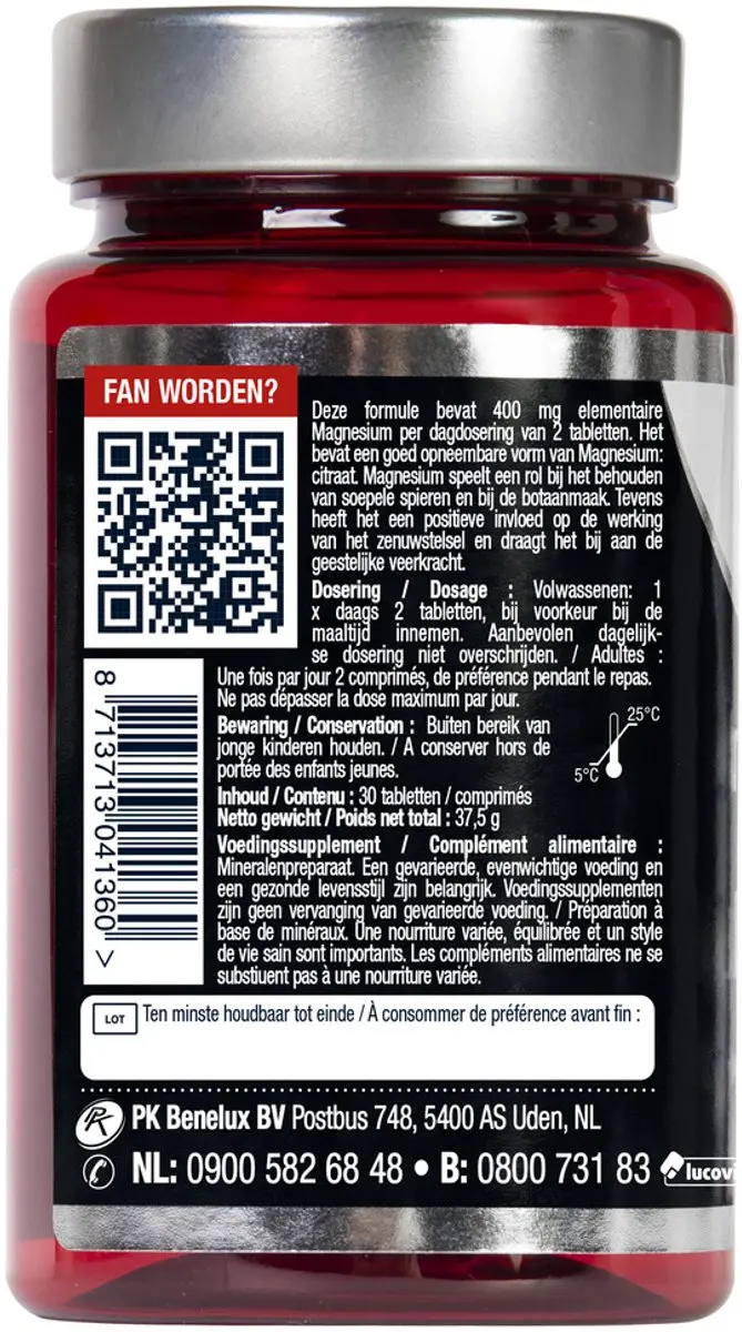 Lucovitaal Magnesium Citraat 30 Tabletten