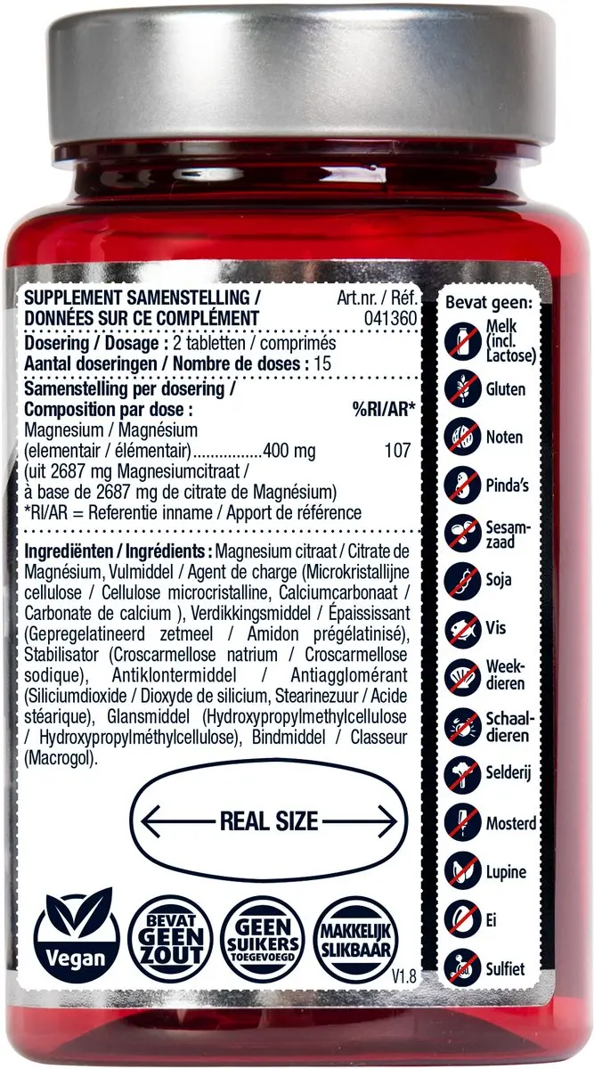 Lucovitaal Magnesium Citraat 30 Tabletten