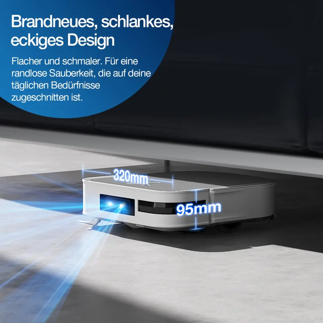 Ecovacs Deebot X2 OMNI Stofzuig- en dweilrobot - Zwart
