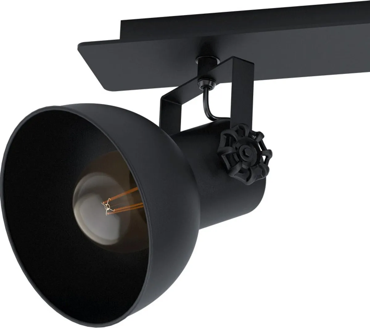 Eglo Barnstaple 1 Spot - 3 Lichtpunten - 75cm - Zwart