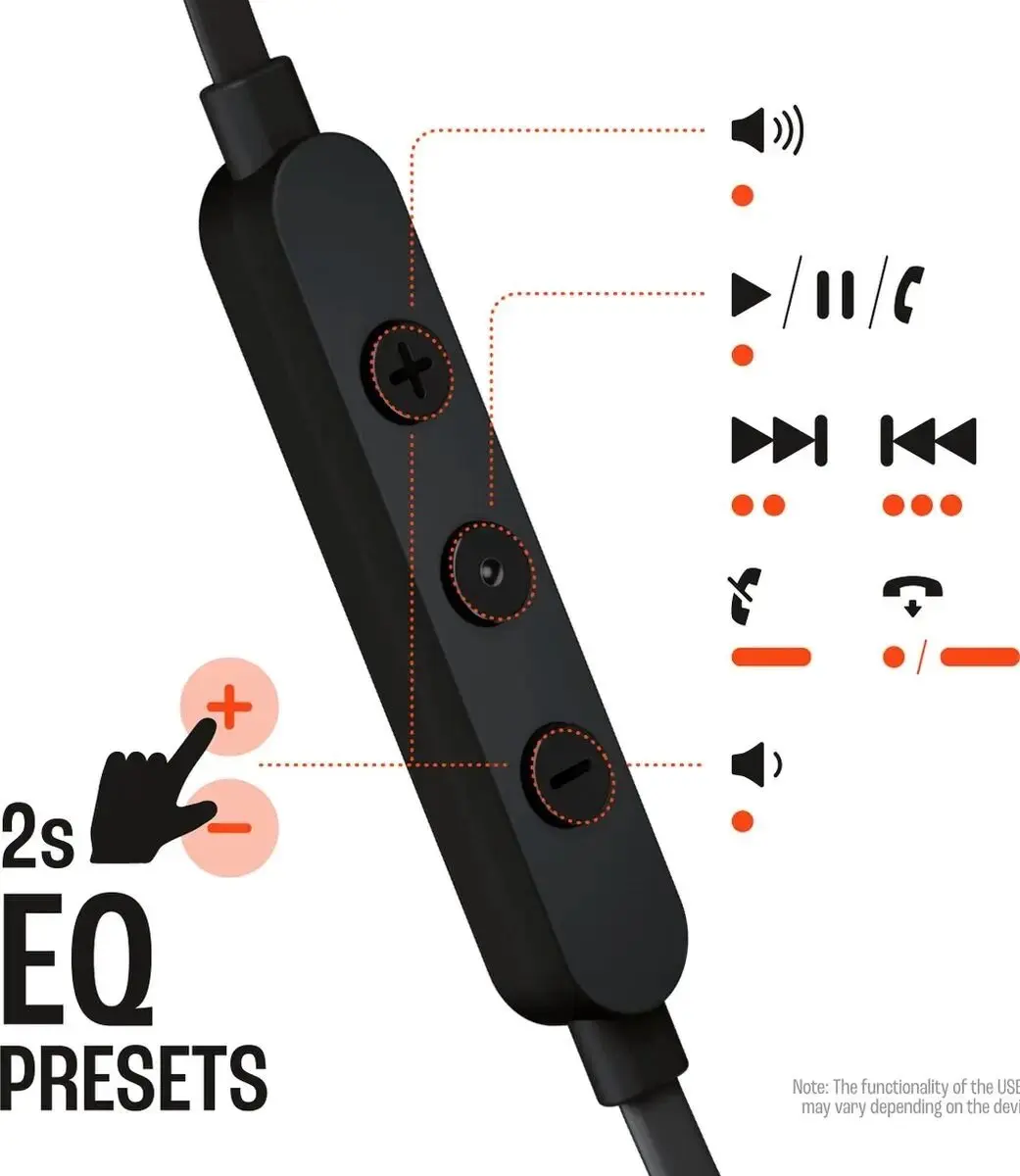 JBL Tune 305C Bedrade In-Ear Oordopjes - Zwart