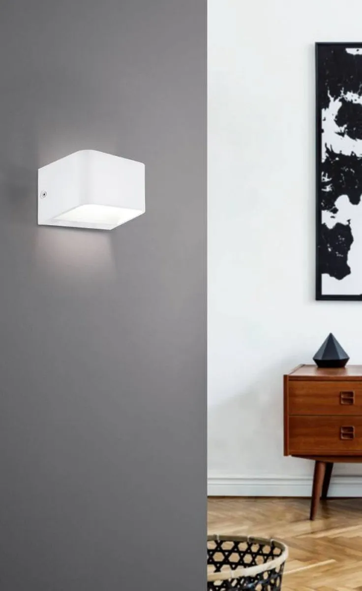 Eglo Sania 4 Wandlamp LED 13cm - Wit