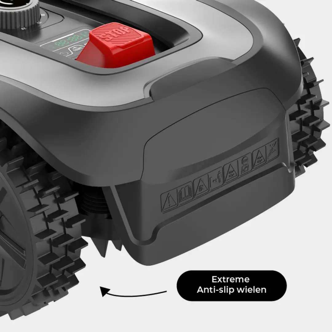 Zoef Robot Hans 2000m² Robotmaaier - Ultrasonisch obstakelherkenning - 220m grenskabel