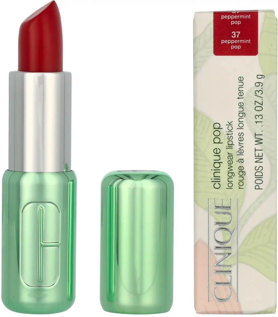 Clinique Pop Longwear Lipstick 37 Peppermint Pop - 3.9g