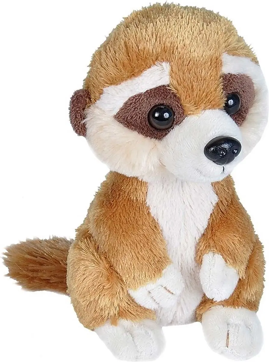 Keel Toys Stokstaartjes Familie Knuffels - 2 Stuks (18cm & 30cm) Multi