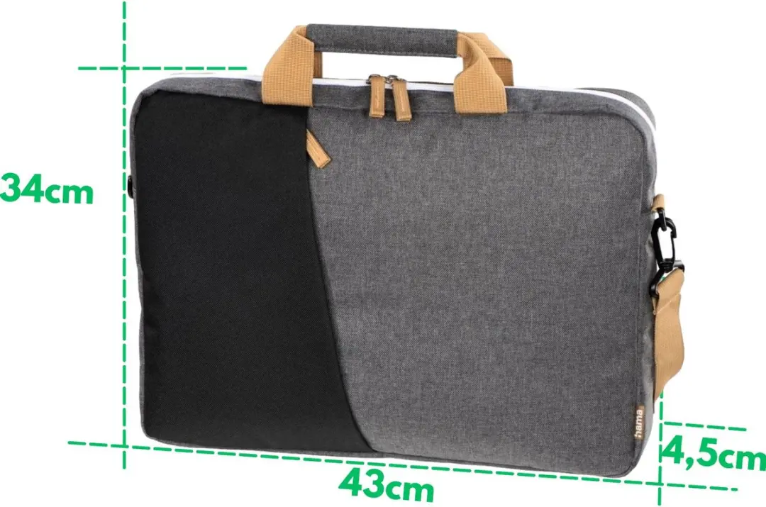 Hama Florenz Notebooktas 15,6" - MPN 00217116 - Grijs