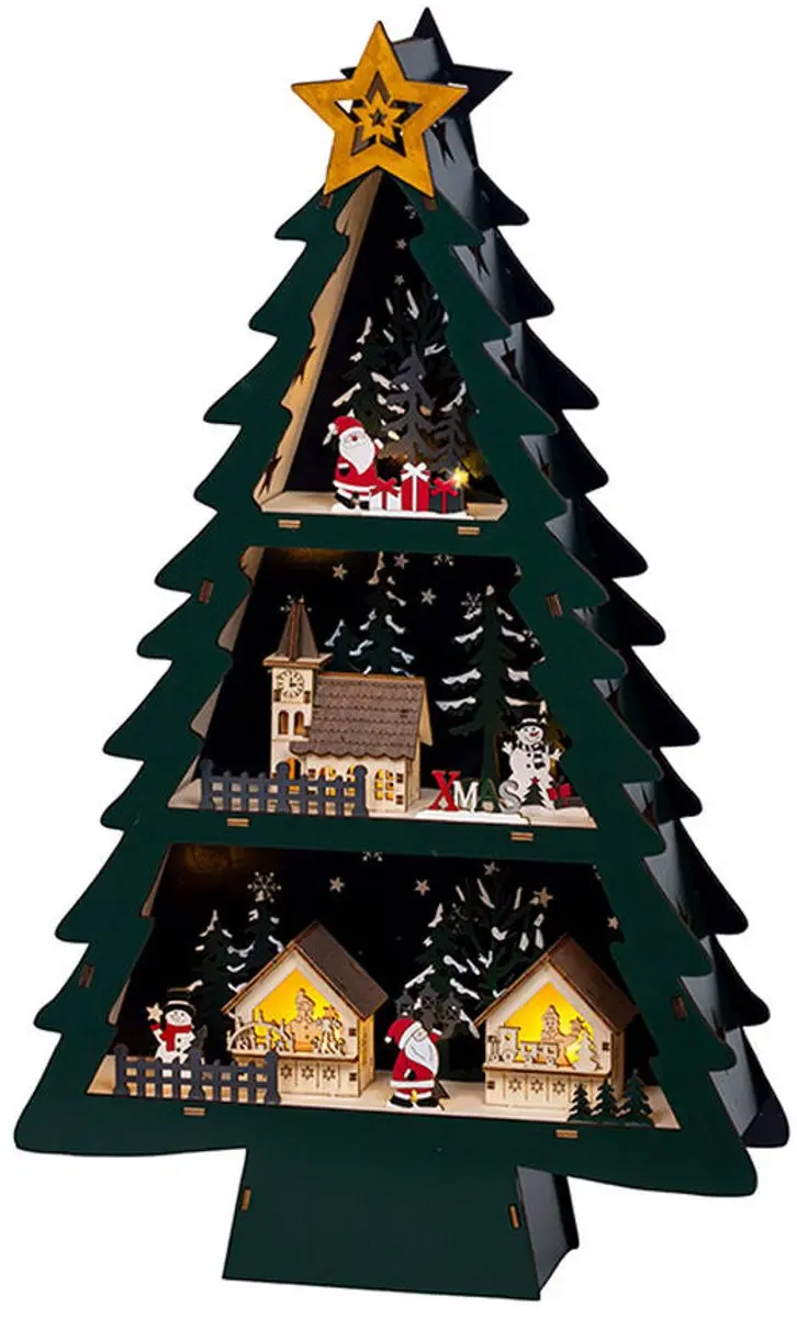 Lumineo Kerstbal 33x9x55cm