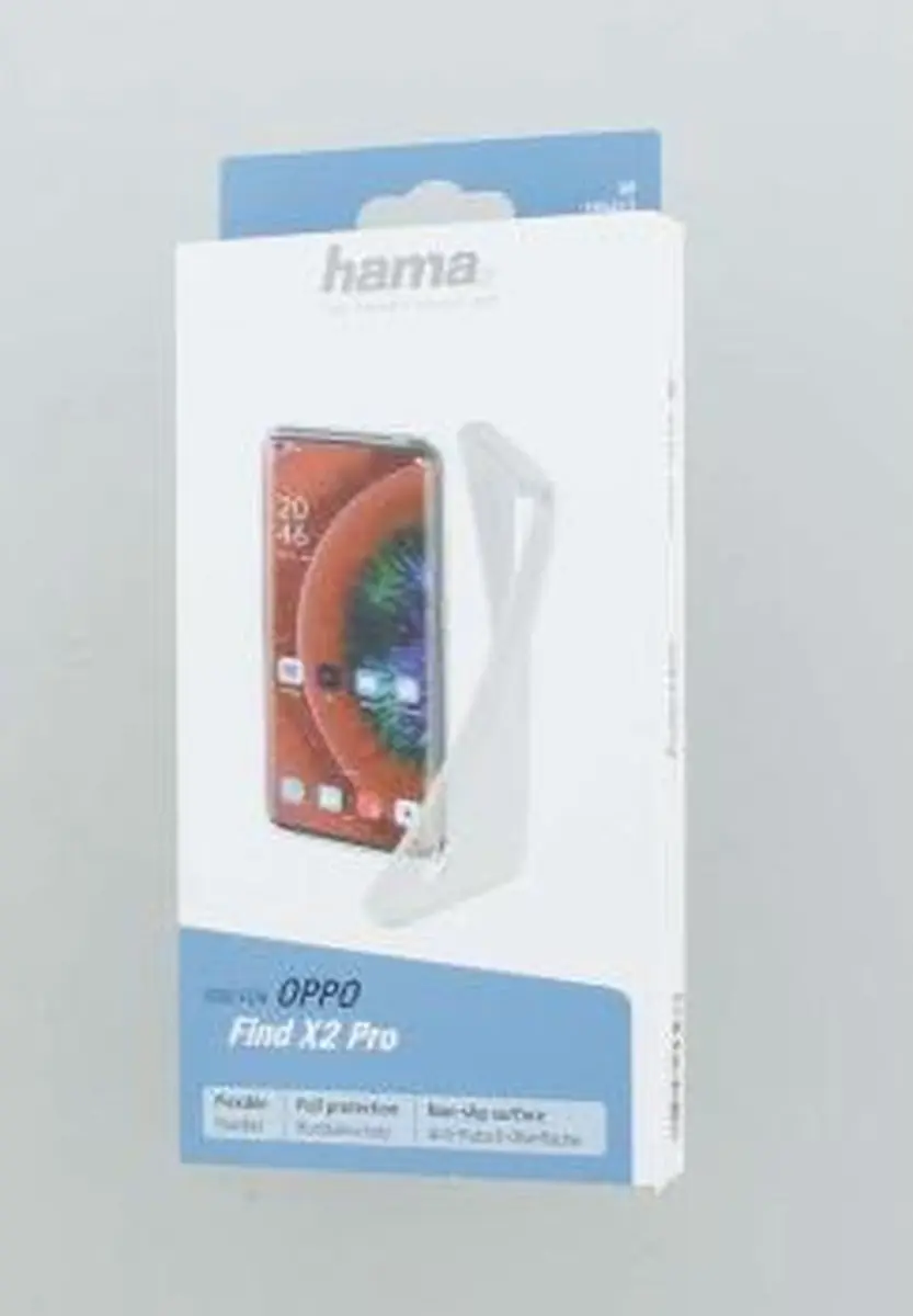 Hama Cover Crystal Clear Oppo Find X2 Pro - Transparant - afbeelding 6 van 6