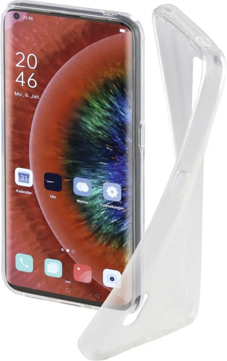 Hama Cover Crystal Clear Oppo Find X2 Pro