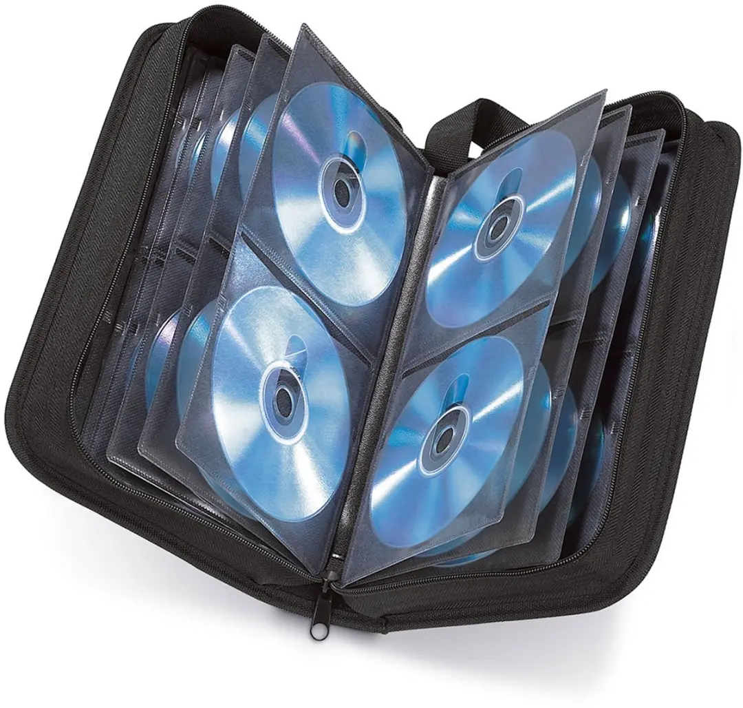Hama Cd Wallet Nylon 80 - 40 Vakken - Zwart